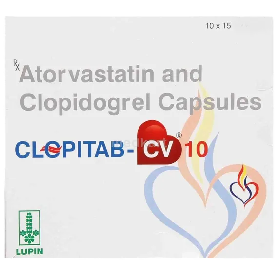 clopitab cv 10mg tablet 15's
